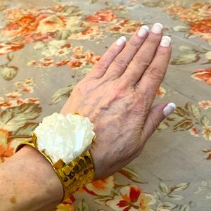 Out Of This World Crystal Quartz Cuff!